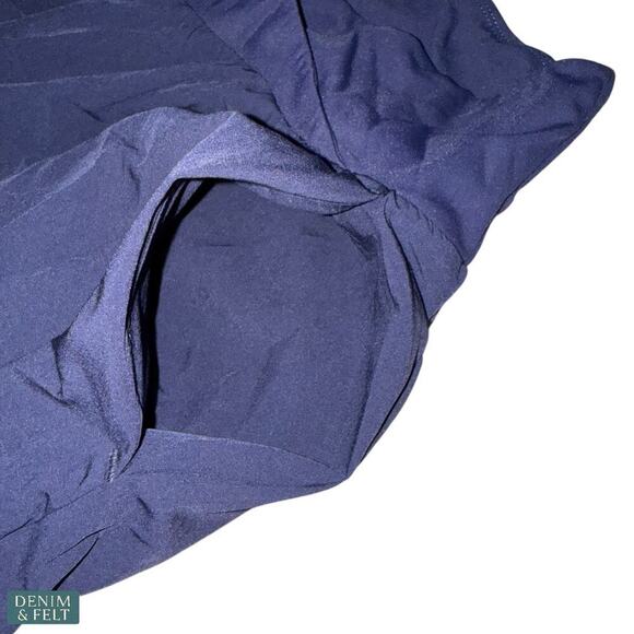 Halara Breezeful High Waisted Crossover Resort Pants Navy Blue Size Medium NEW - Picture 11 of 16